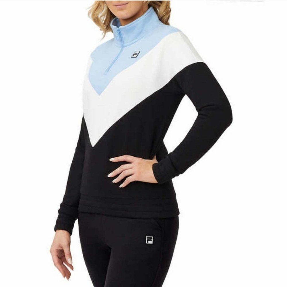 chevron fila sweater